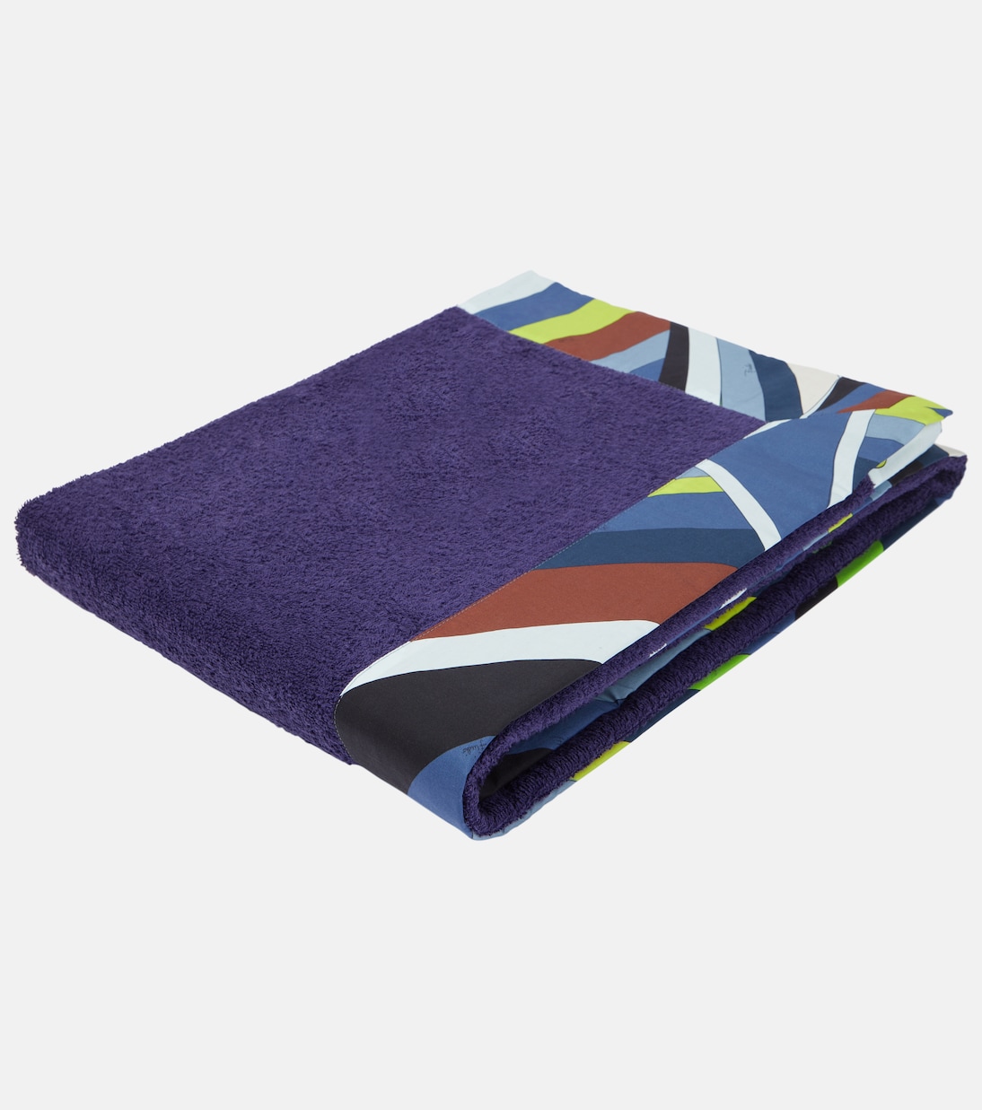 Printed cotton beach towel | Pucci