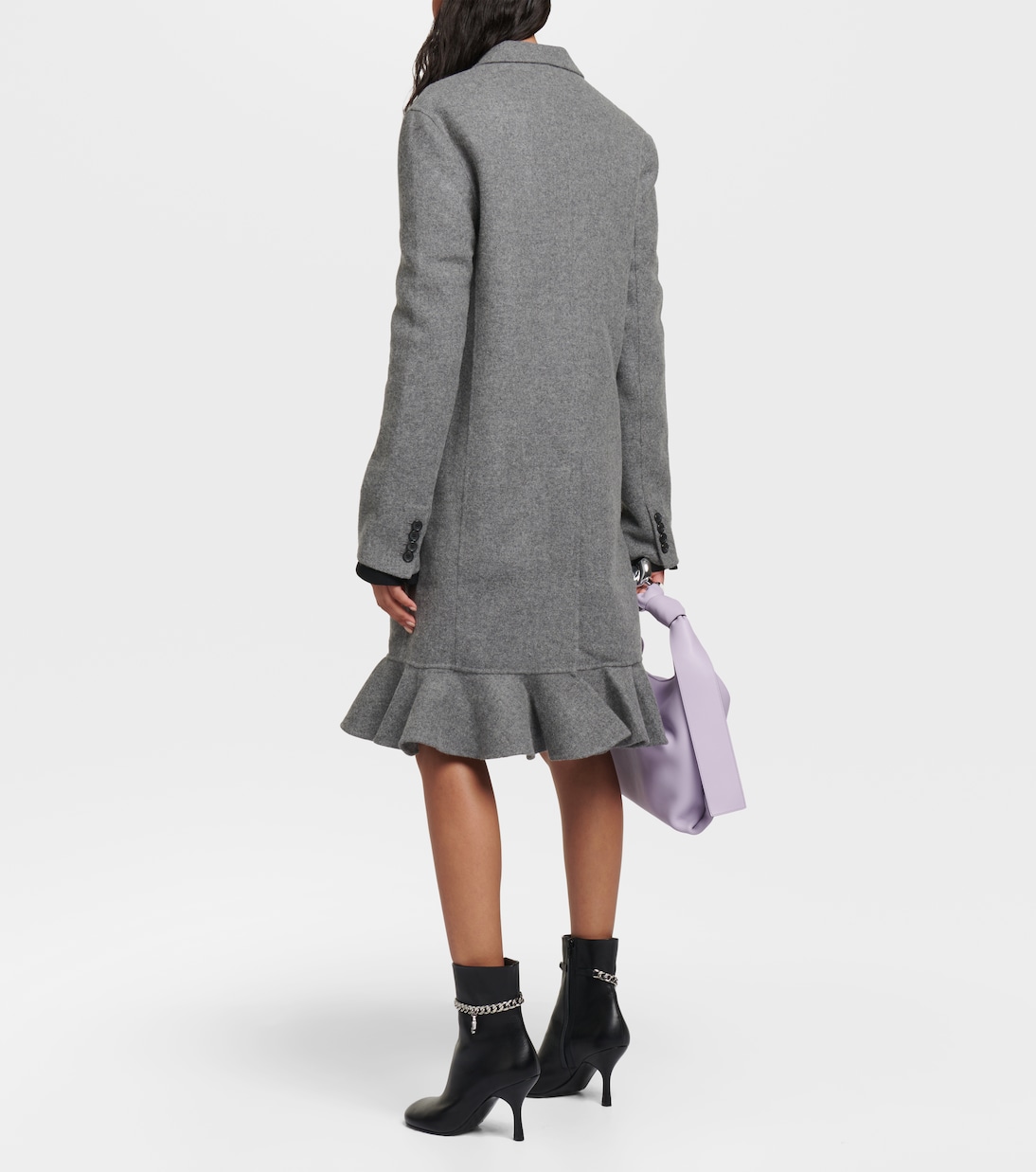 Abrigo en mezcla de lana | JW Anderson