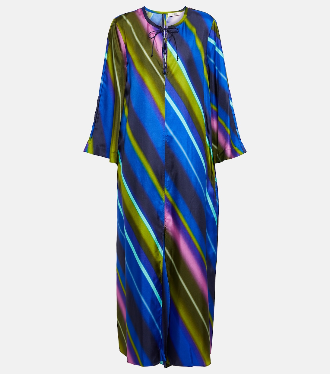 Abito midi Citylight Stripes in twill | Dorothee Schumacher