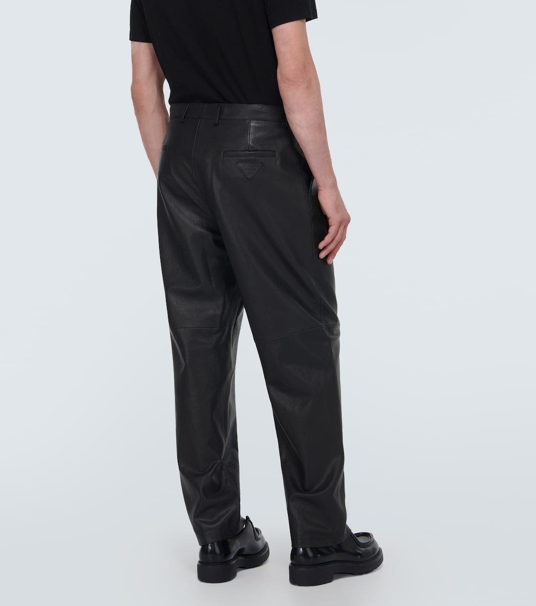 Gerade Hose aus Leder | Prada