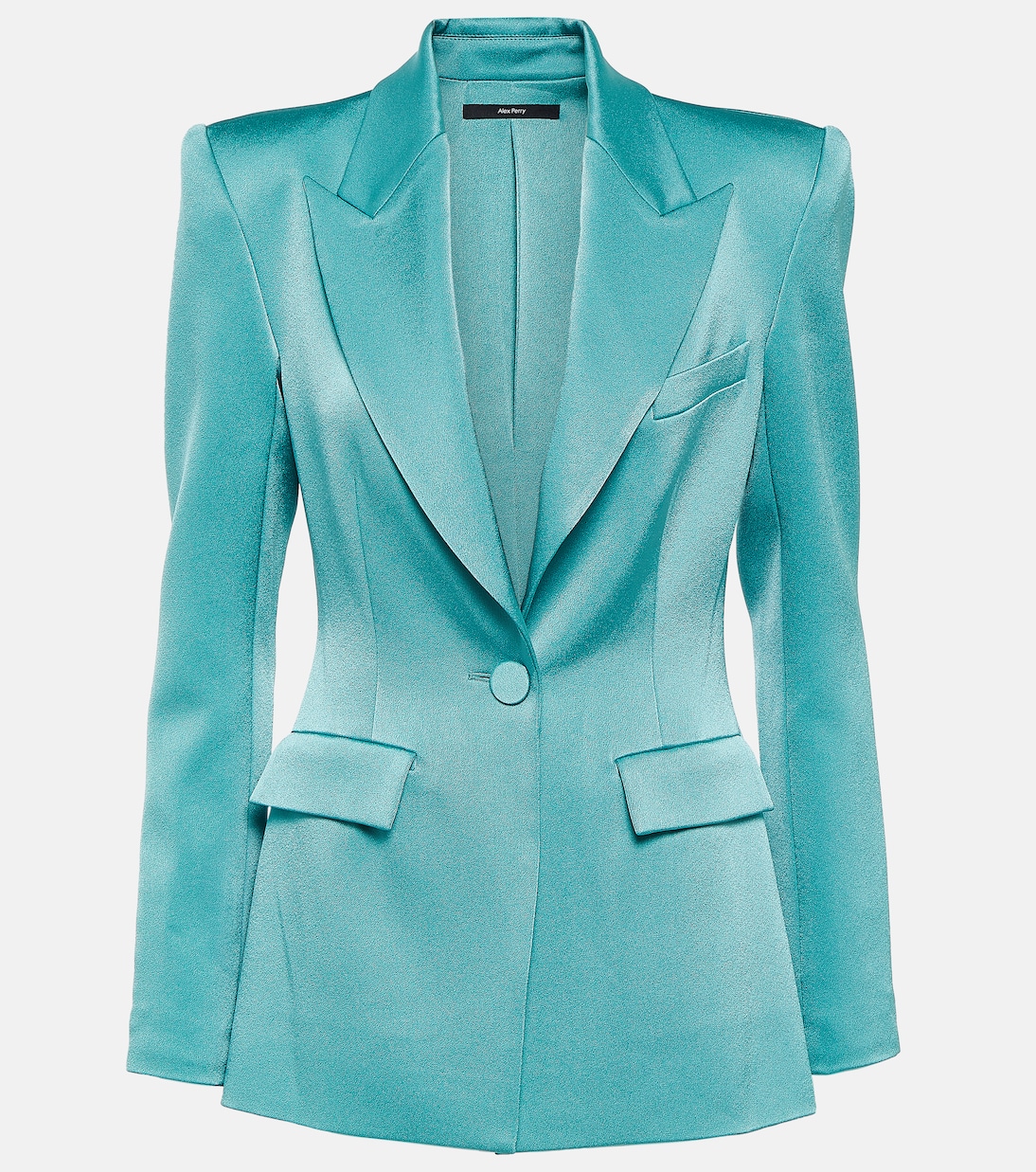 Blazer monopetto Aro in raso | Alex Perry