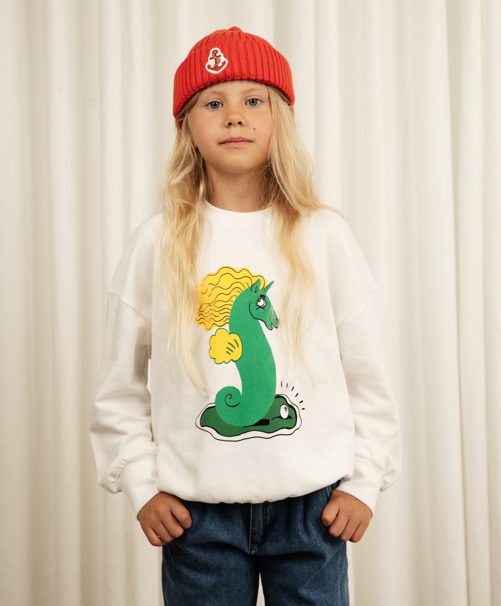 Sudadera de algodón estampada | Mini Rodini