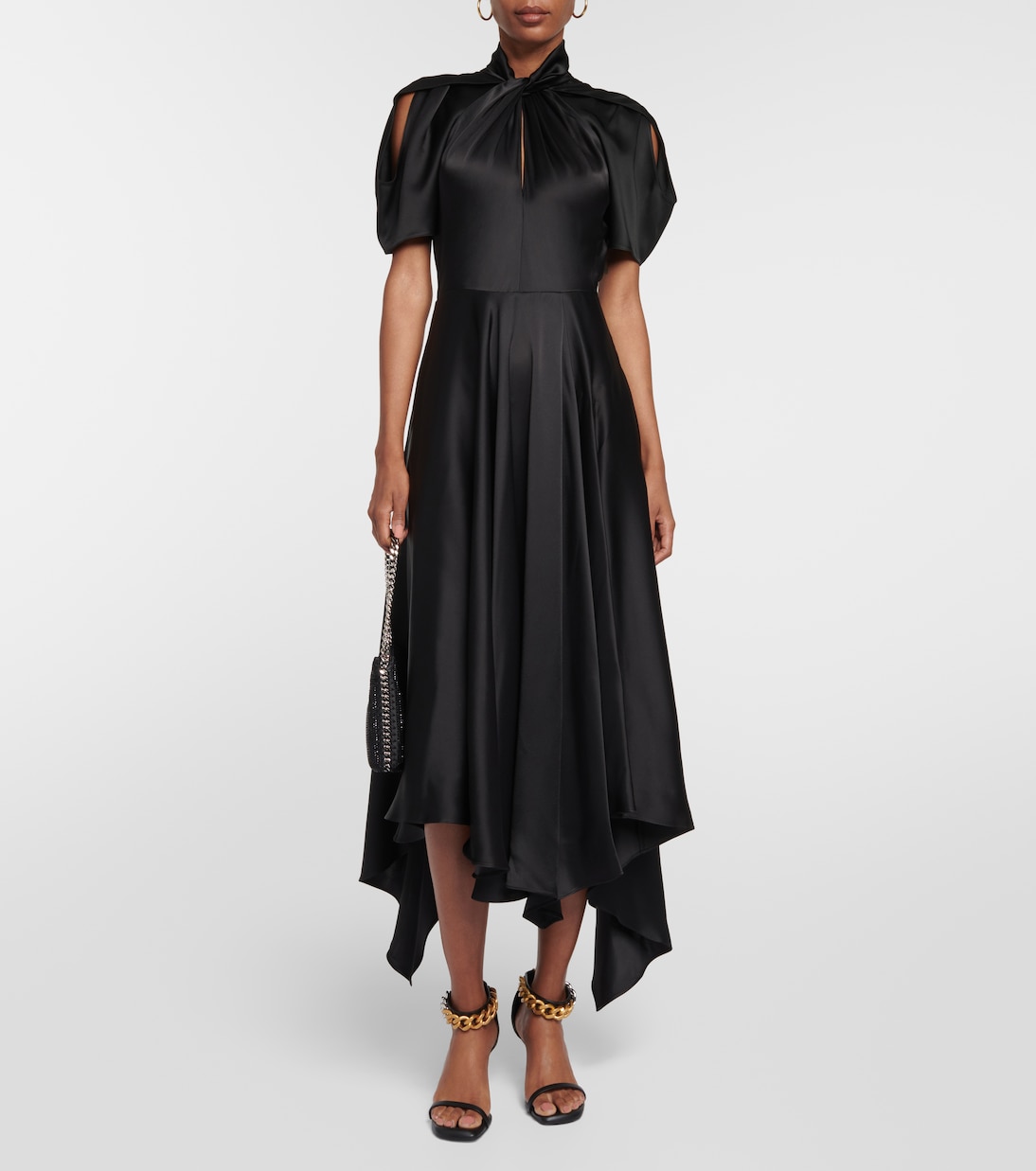 Robe midi en satin | Stella McCartney