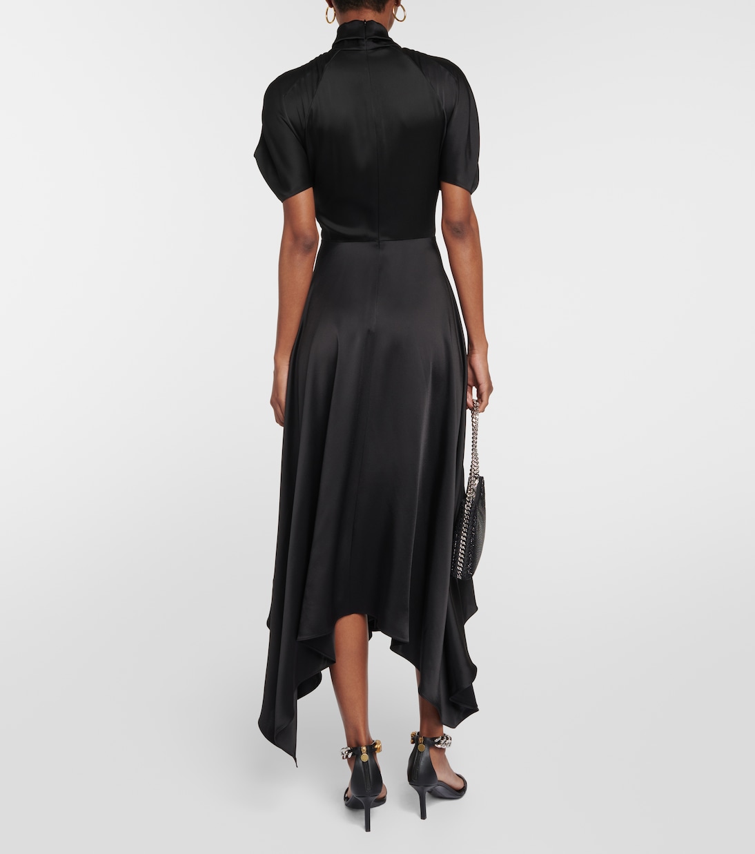 Robe midi en satin | Stella McCartney