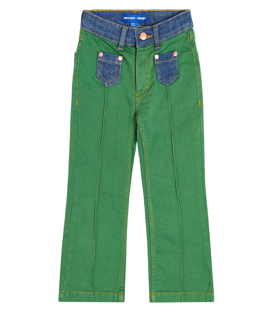 x Wrangler jeans rectos con paneles | Mini Rodini