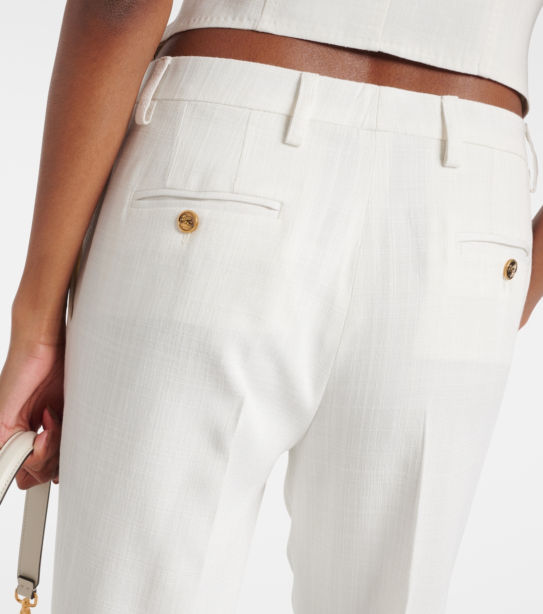Mid-rise flared pants | Etro