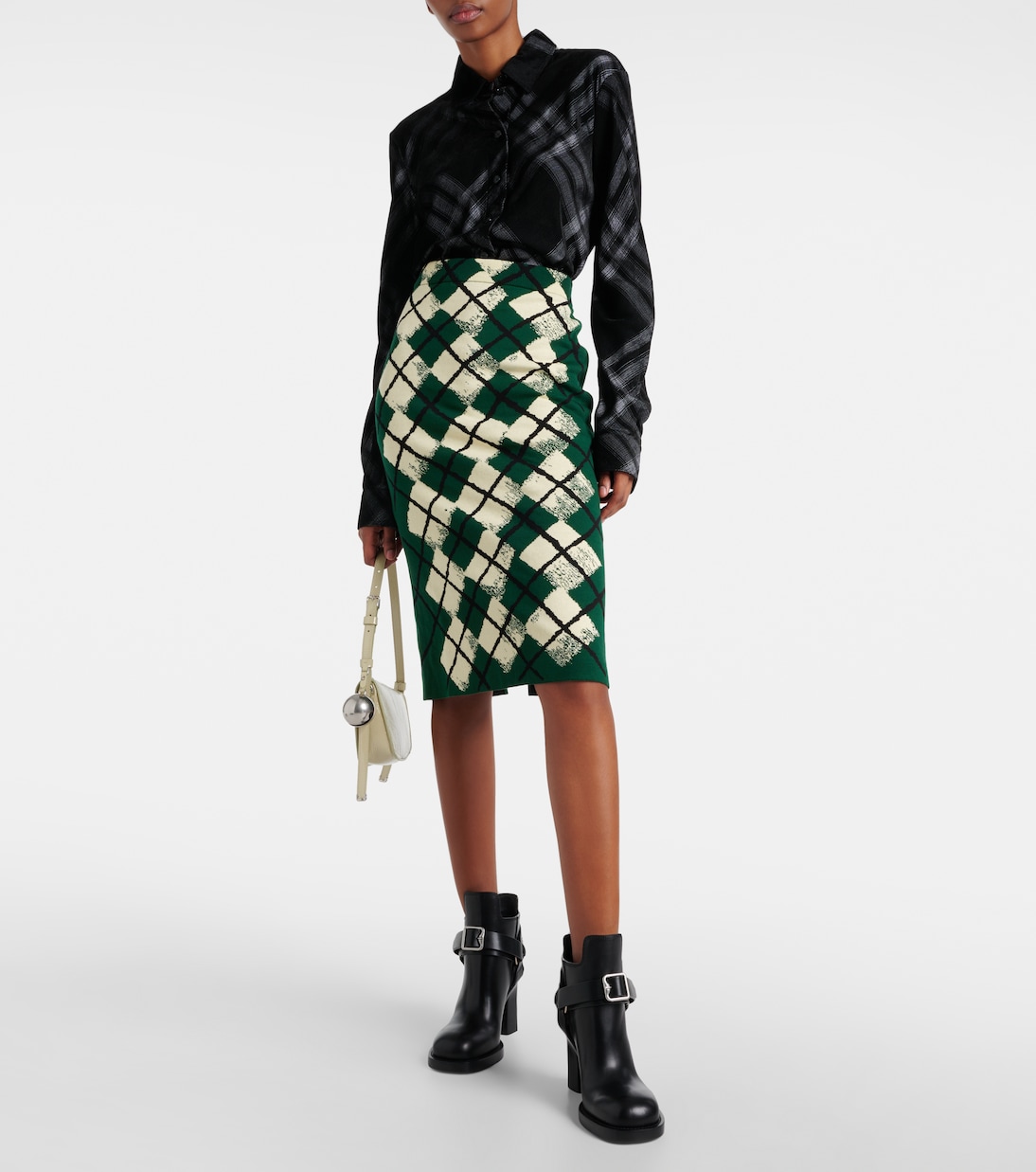 Ankle Boots Stirrup aus Leder | Burberry