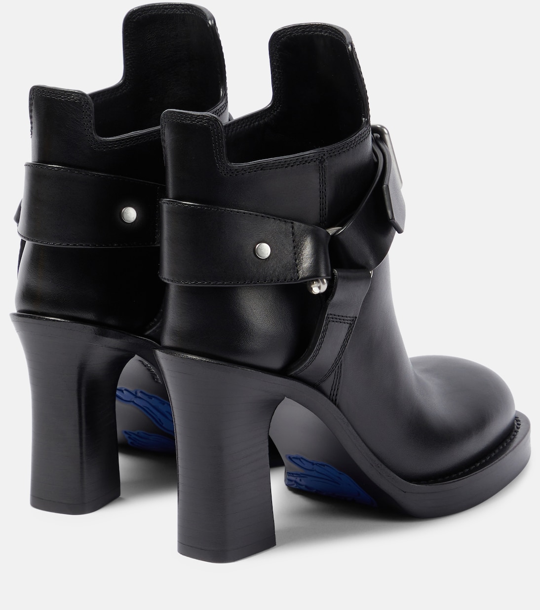 Ankle Boots Stirrup aus Leder | Burberry