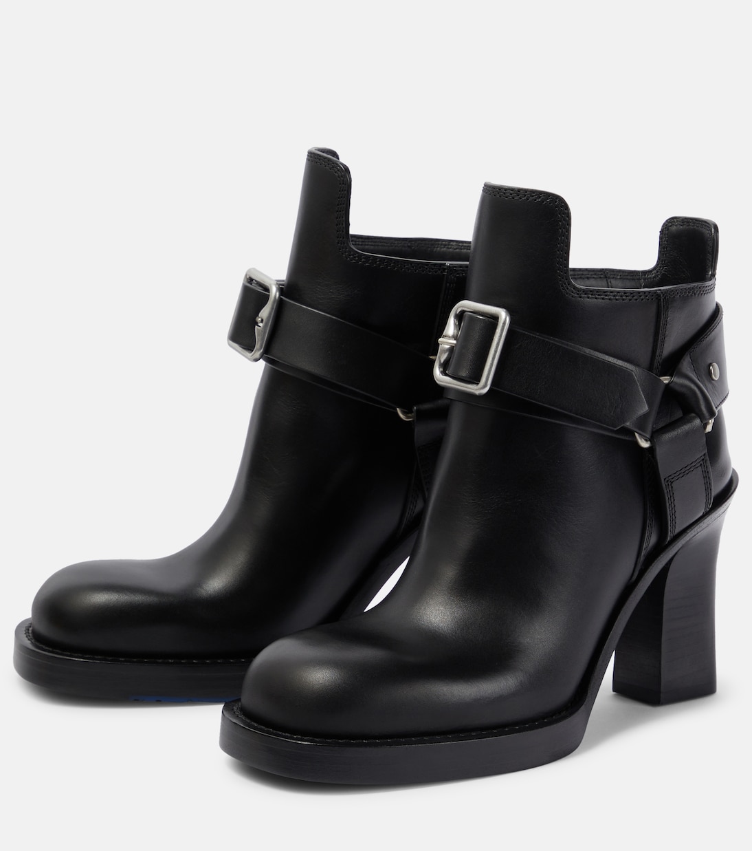Ankle Boots Stirrup aus Leder | Burberry