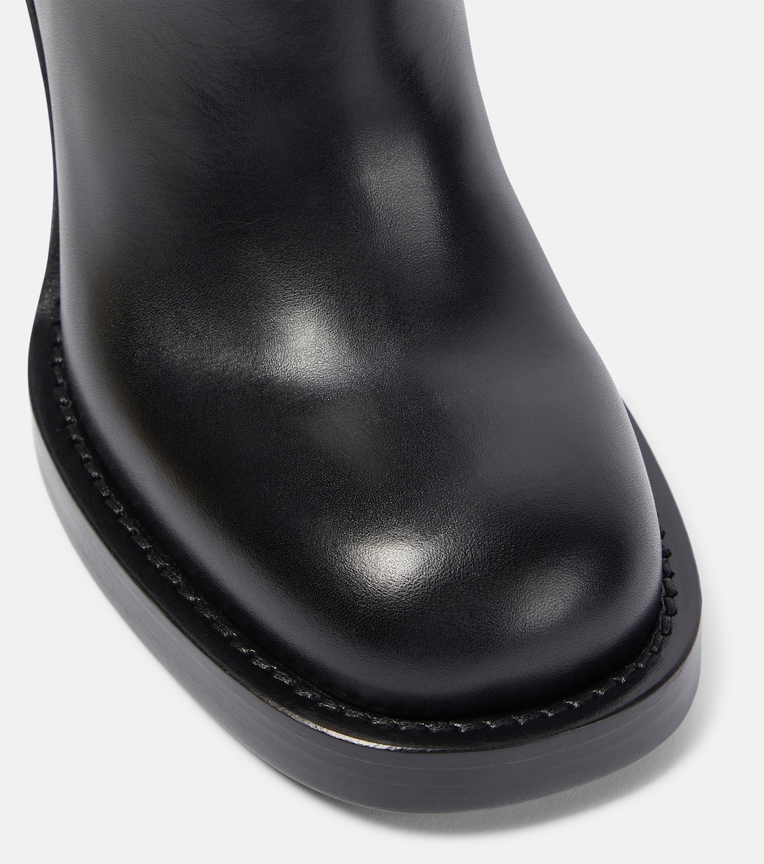 Ankle Boots Stirrup aus Leder | Burberry