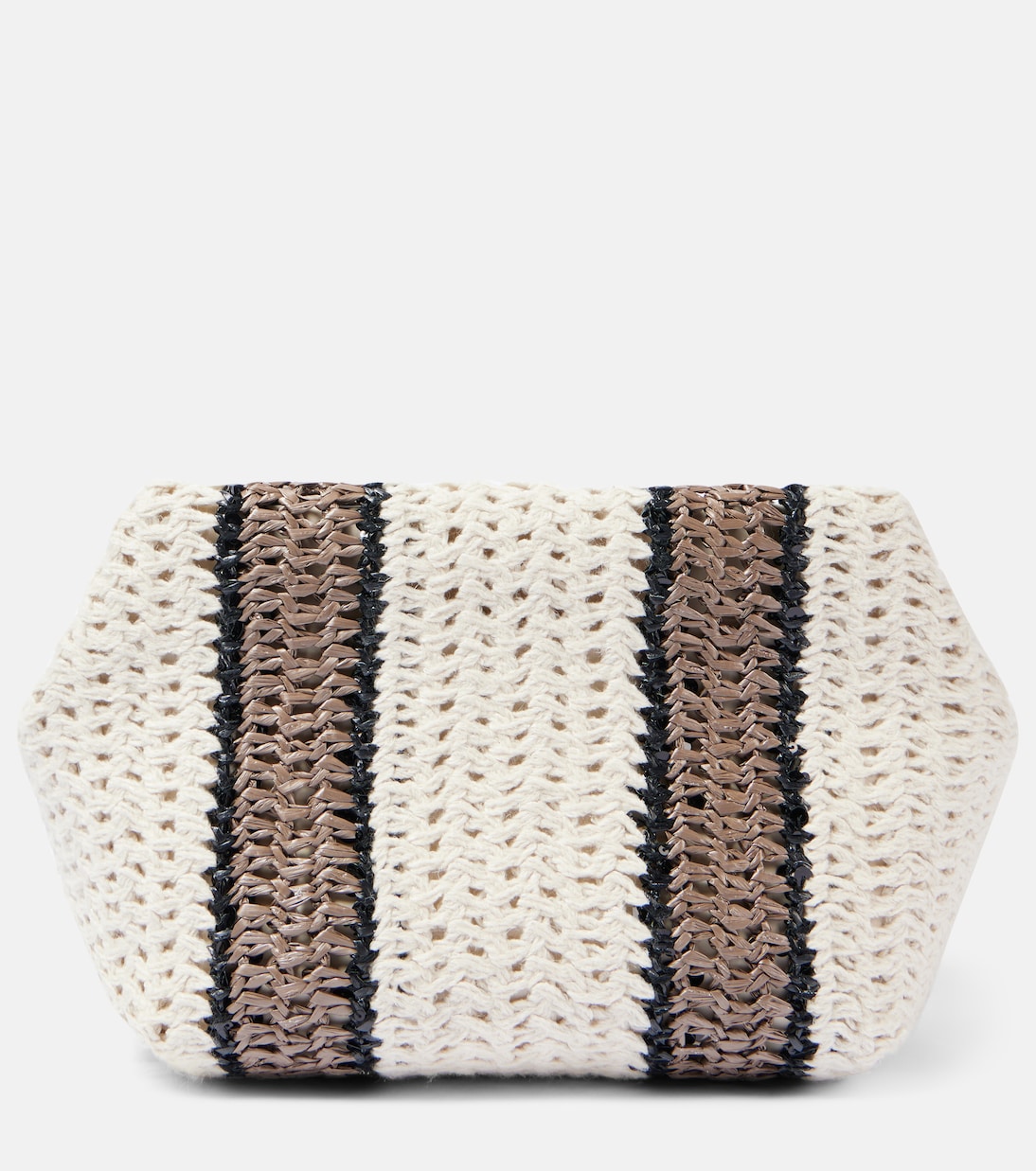 Borsa a tracolla Small in crochet | Brunello Cucinelli