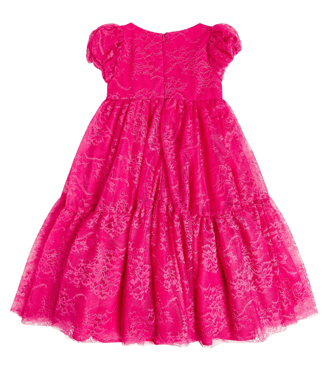 Verziertes Kleid aus Spitze | Monnalisa