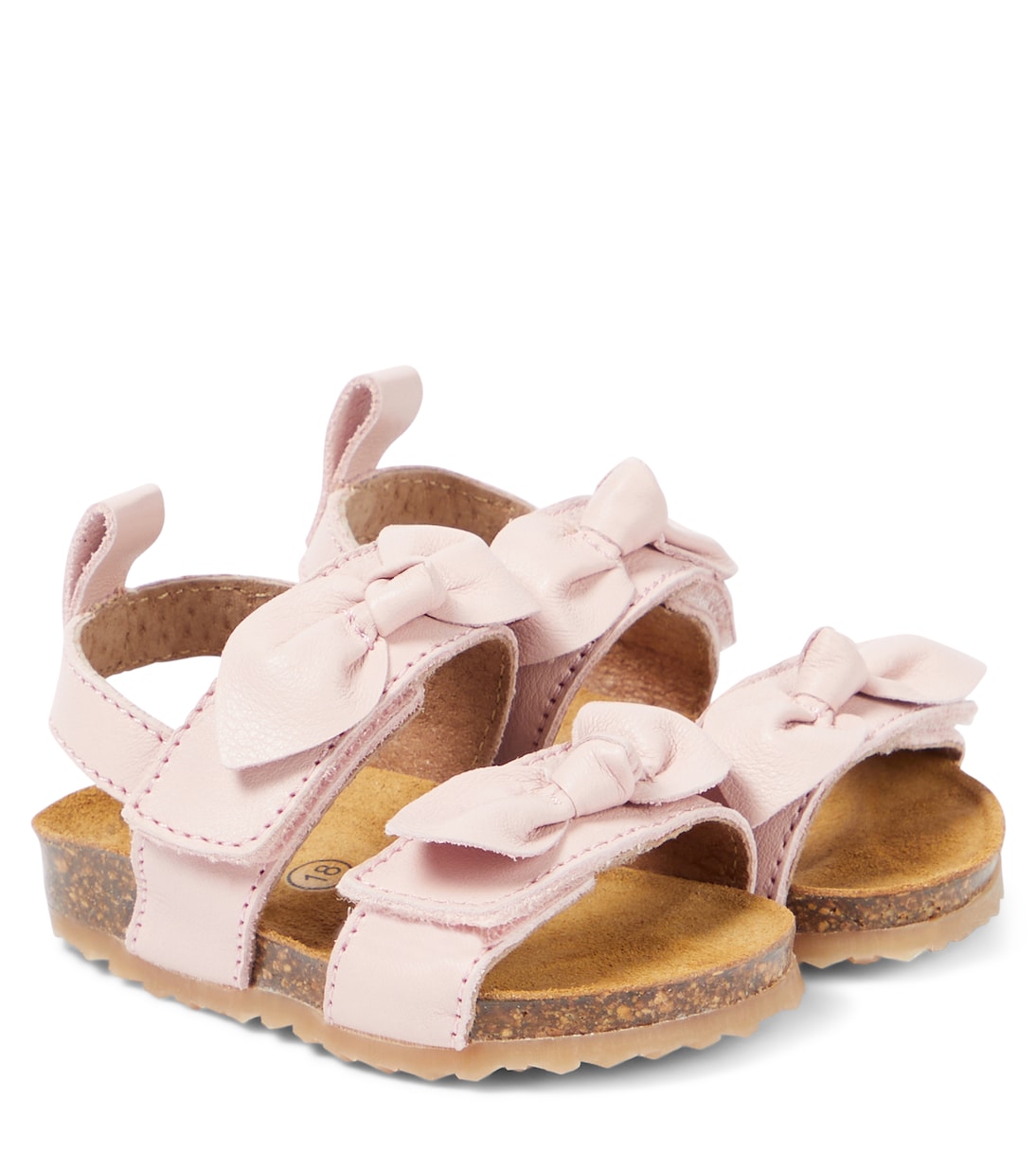 Baby - Sandali in pelle con fiocchi | PèPè