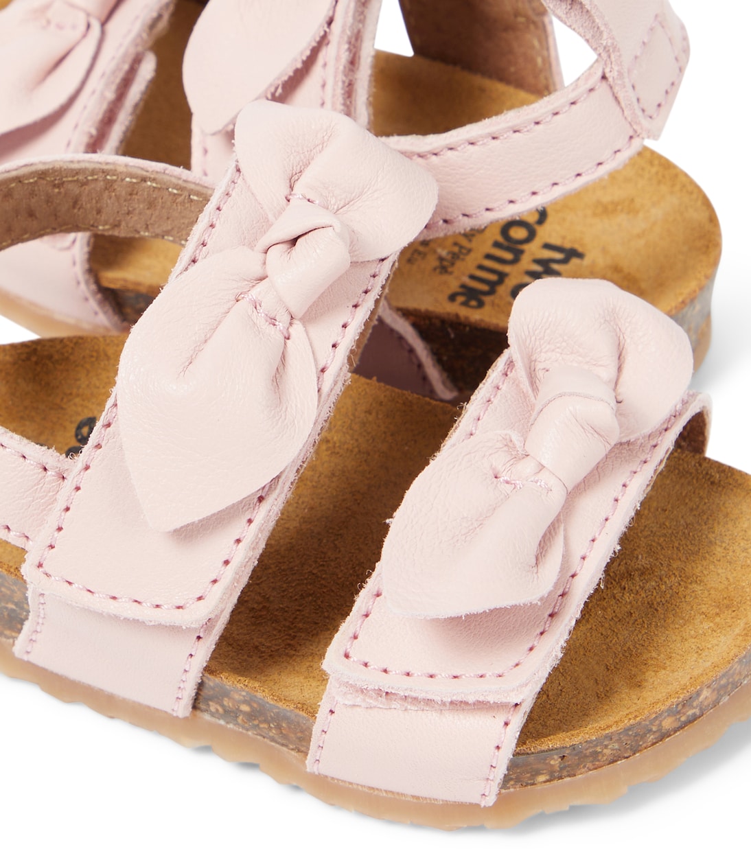 Baby - Sandali in pelle con fiocchi | PèPè