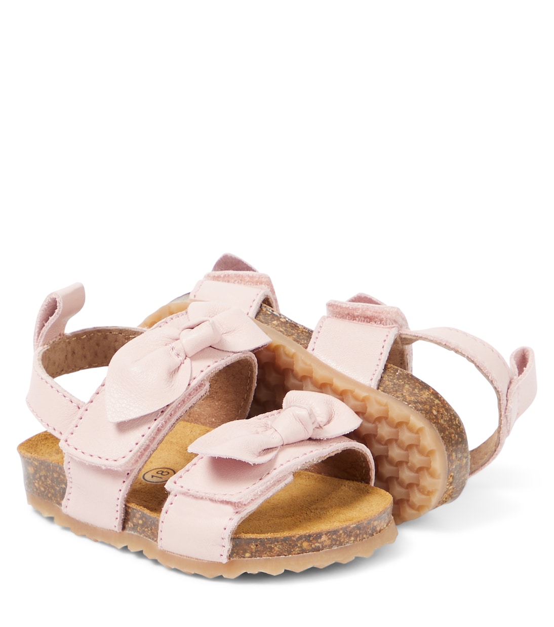 Baby - Sandali in pelle con fiocchi | PèPè