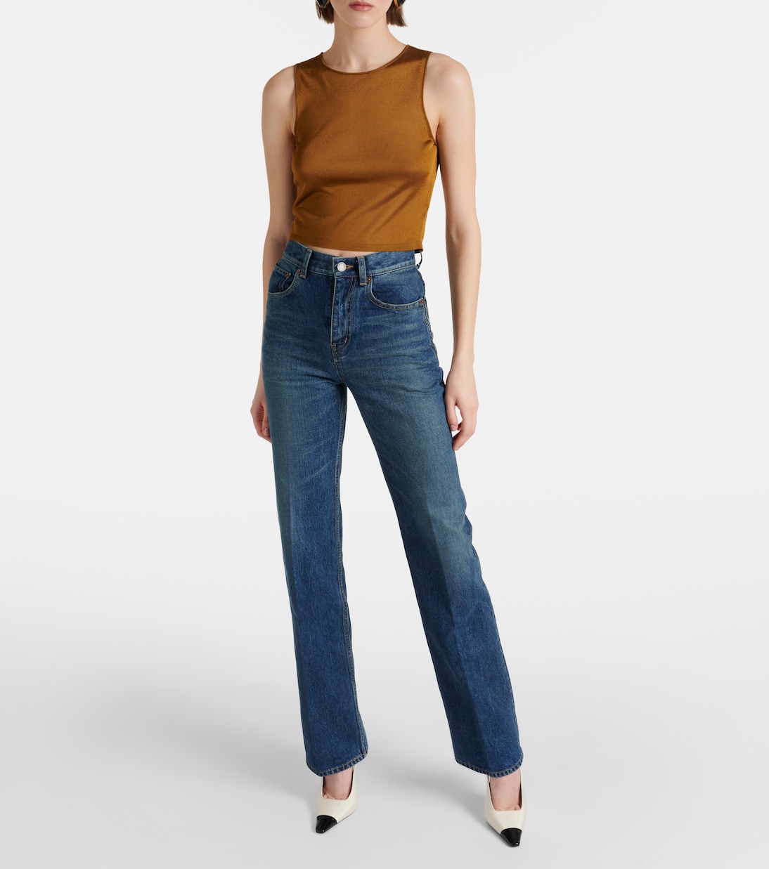 High-Rise Jeans Clyde | Saint Laurent
