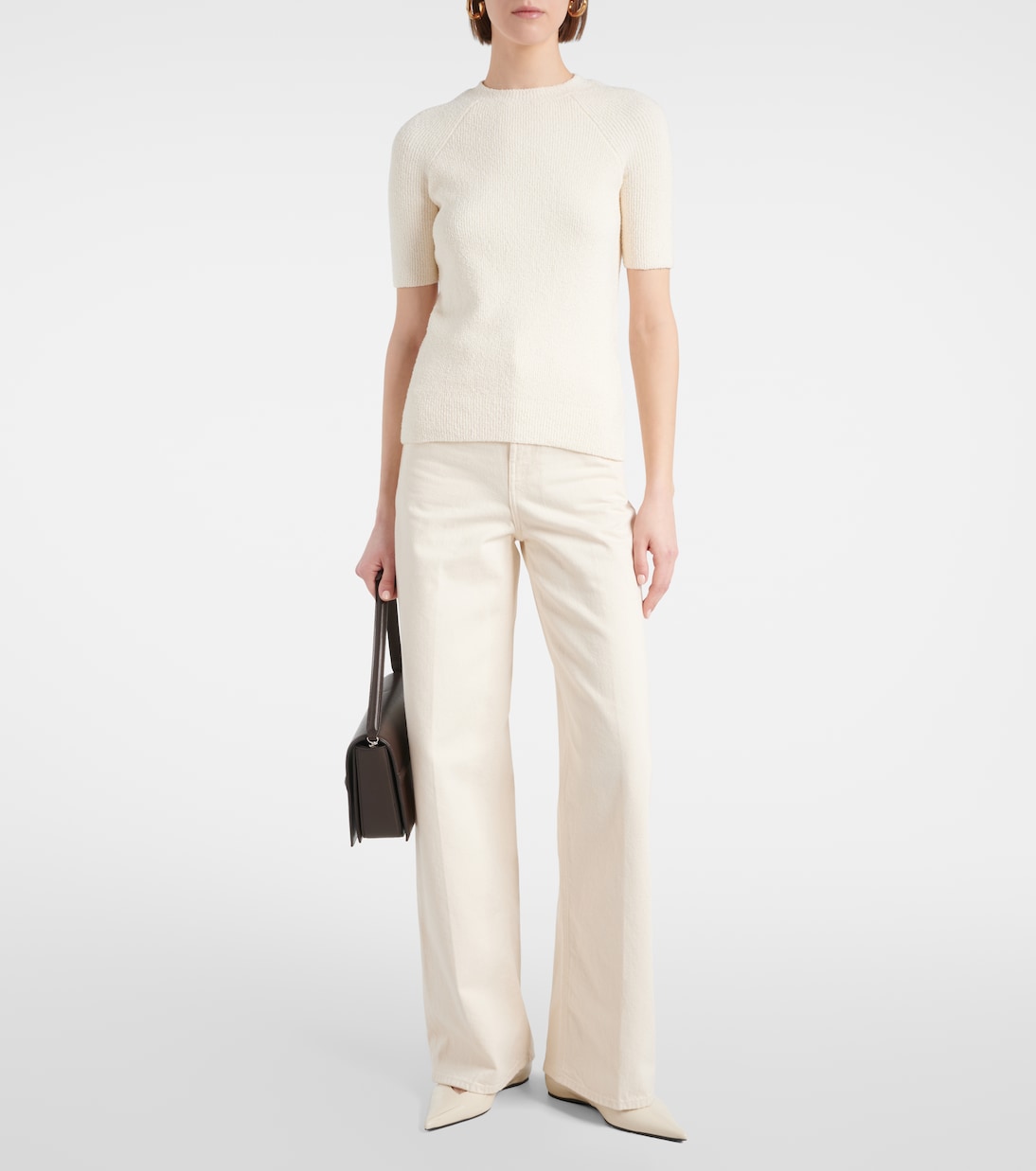Cotton-blend terry T-shirt | Toteme