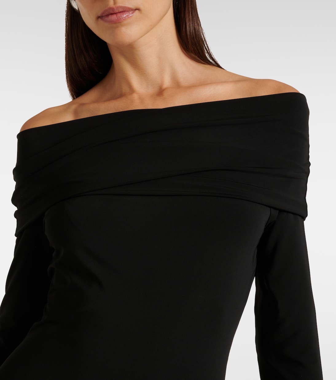 Gerla off-shoulder jersey maxi dress | Max Mara