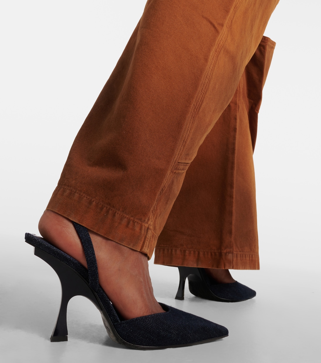 Slingback-Pumps Ester 95 aus Denim | The Attico