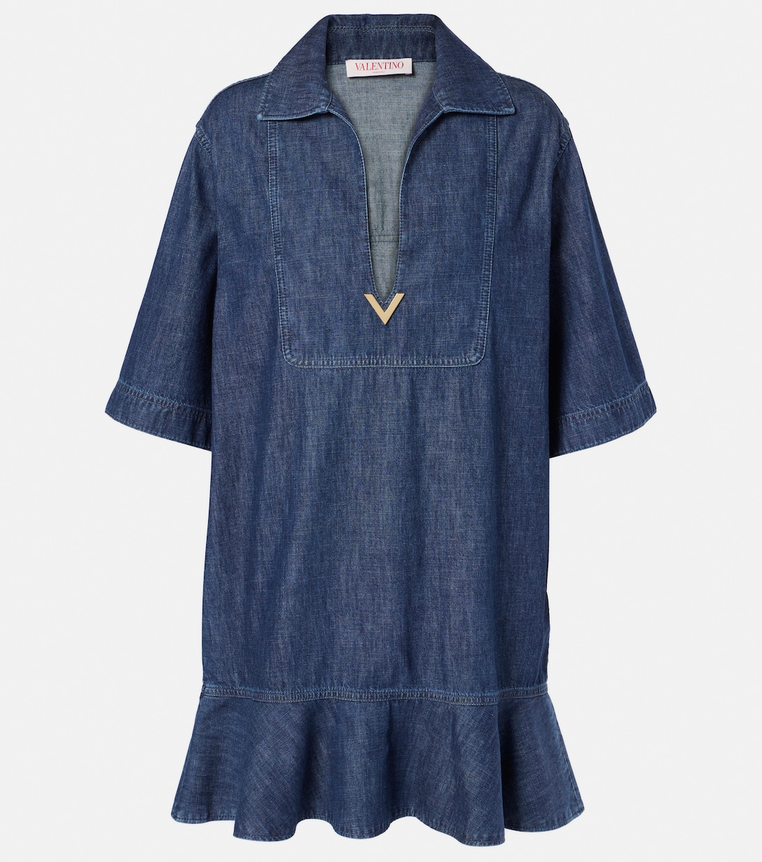 Robe VGold en chambray de coton | Valentino