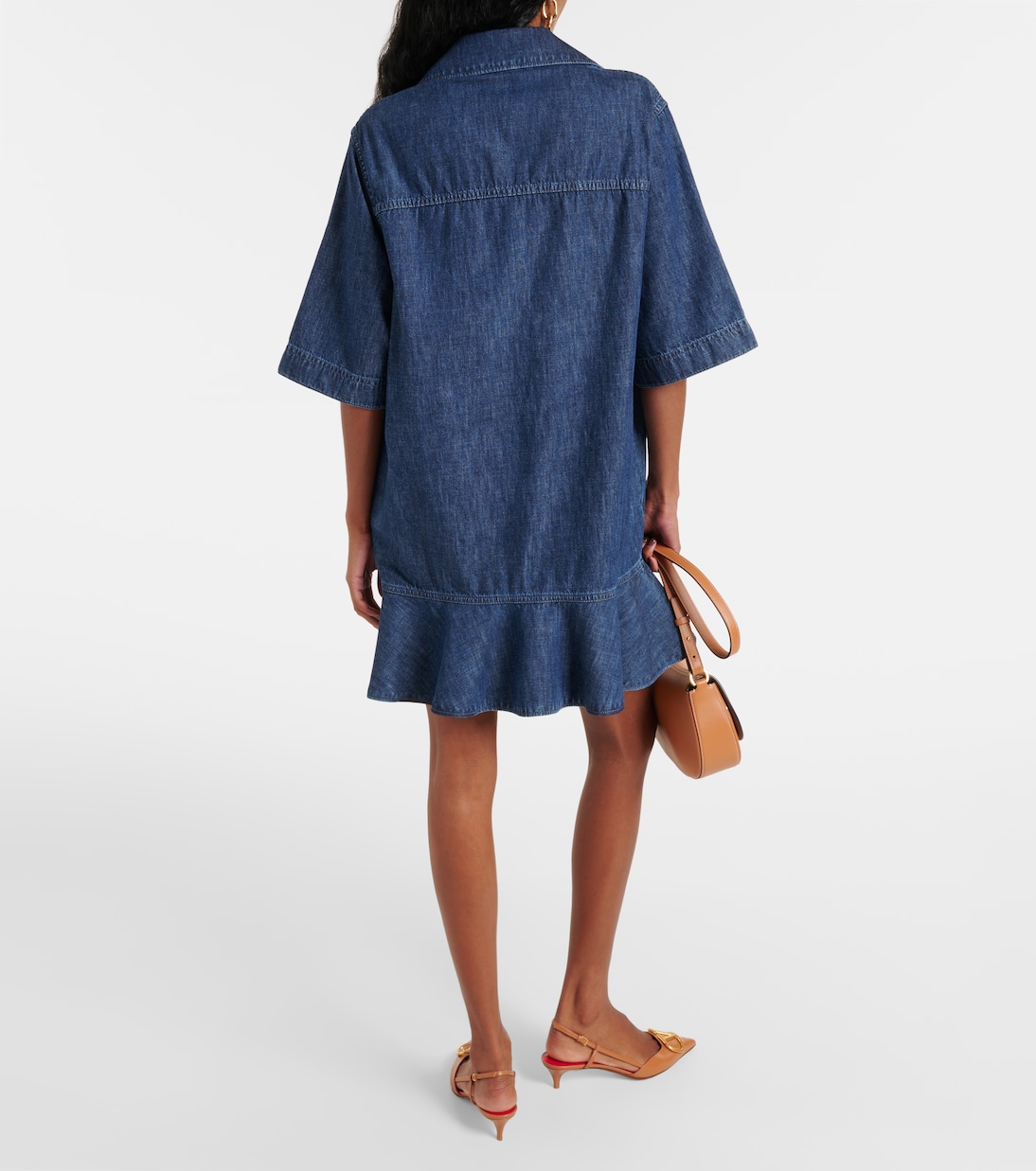 Robe VGold en chambray de coton | Valentino
