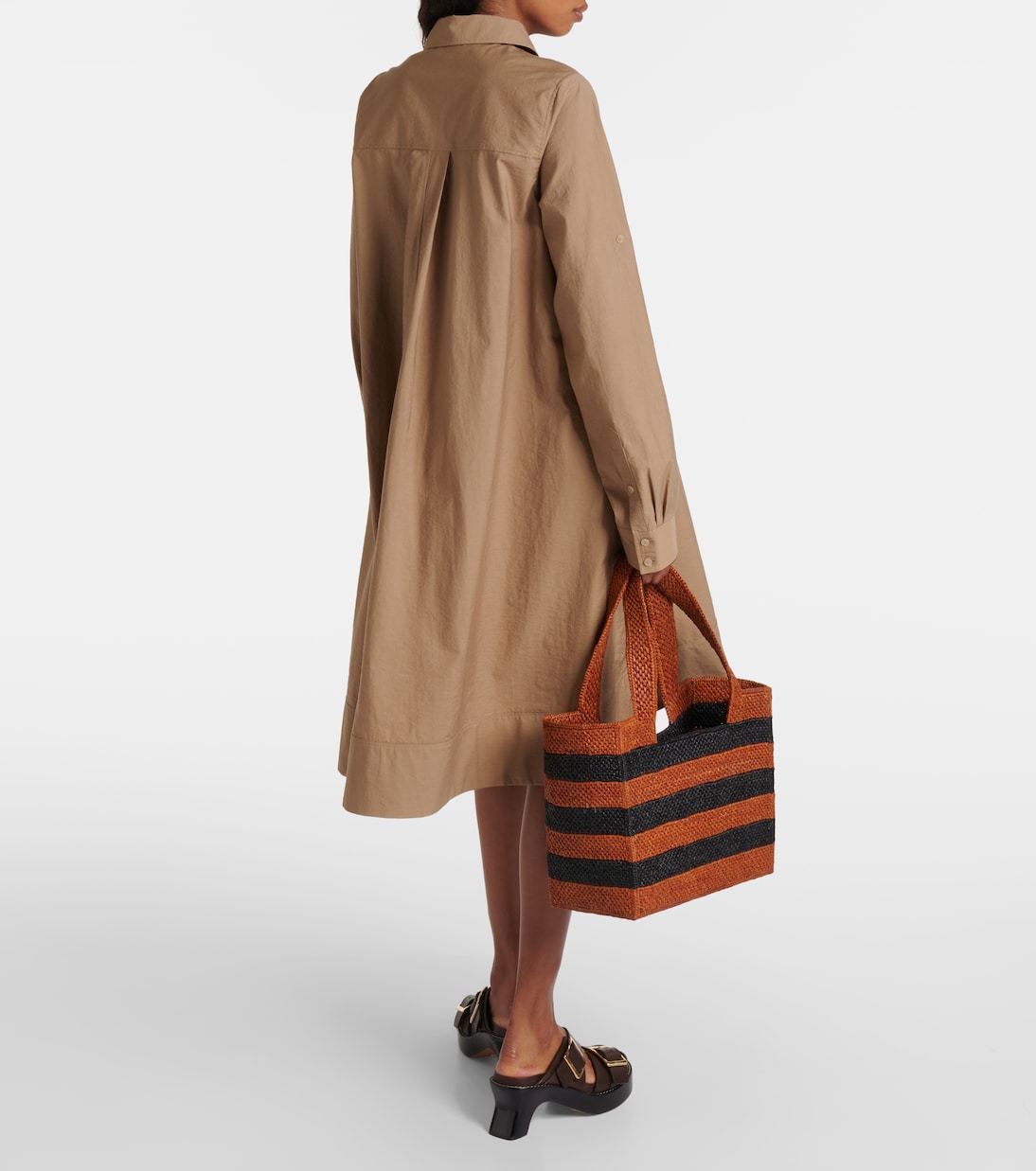 Tunique asymétrique en coton mélangé | Loewe