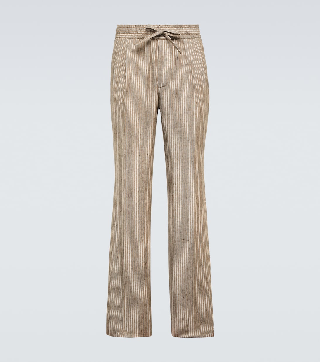 Pantaloni in lino a righe | Dolce&Gabbana