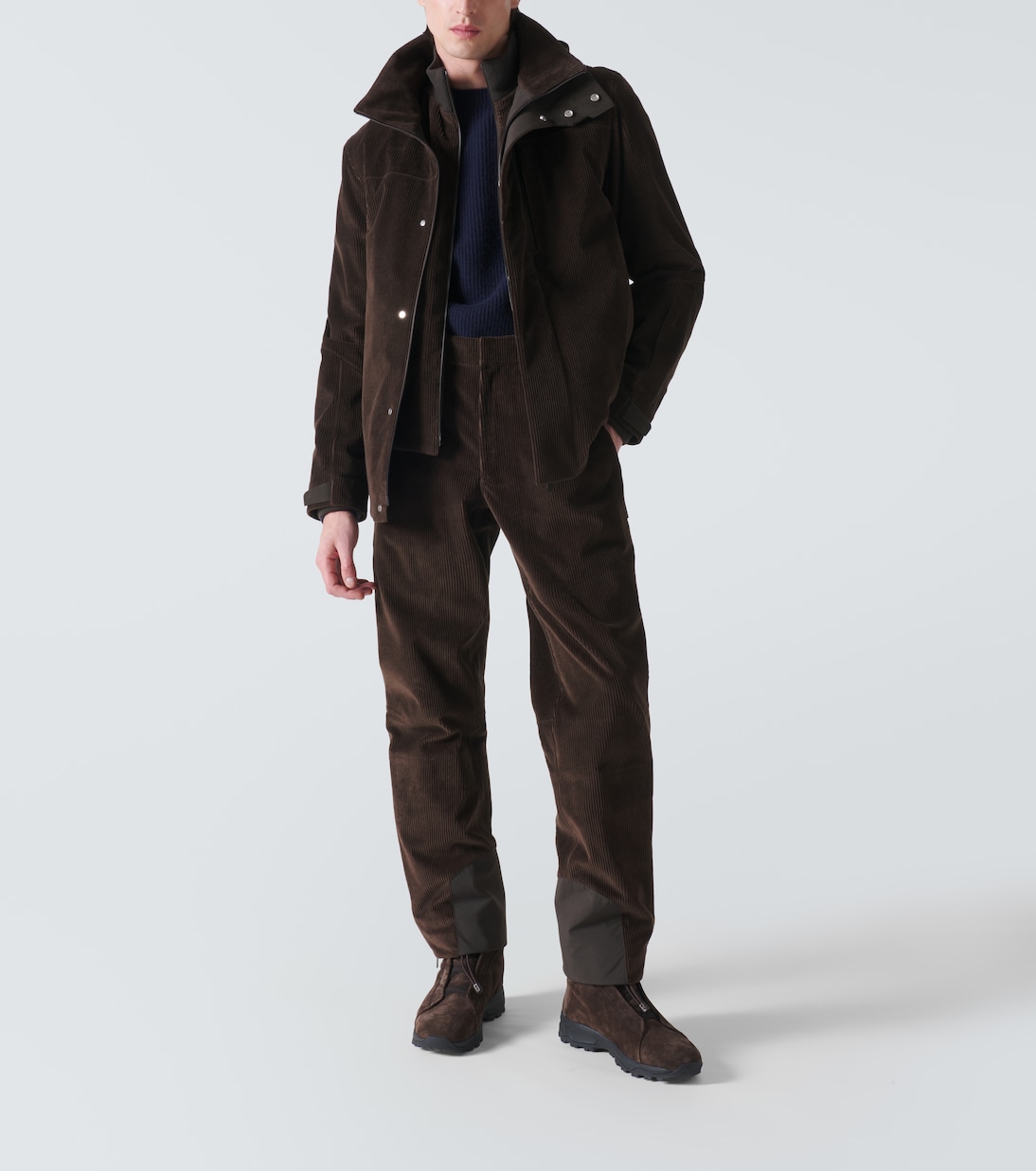Skijacke Cashco 3 In 1 aus Cord | Zegna