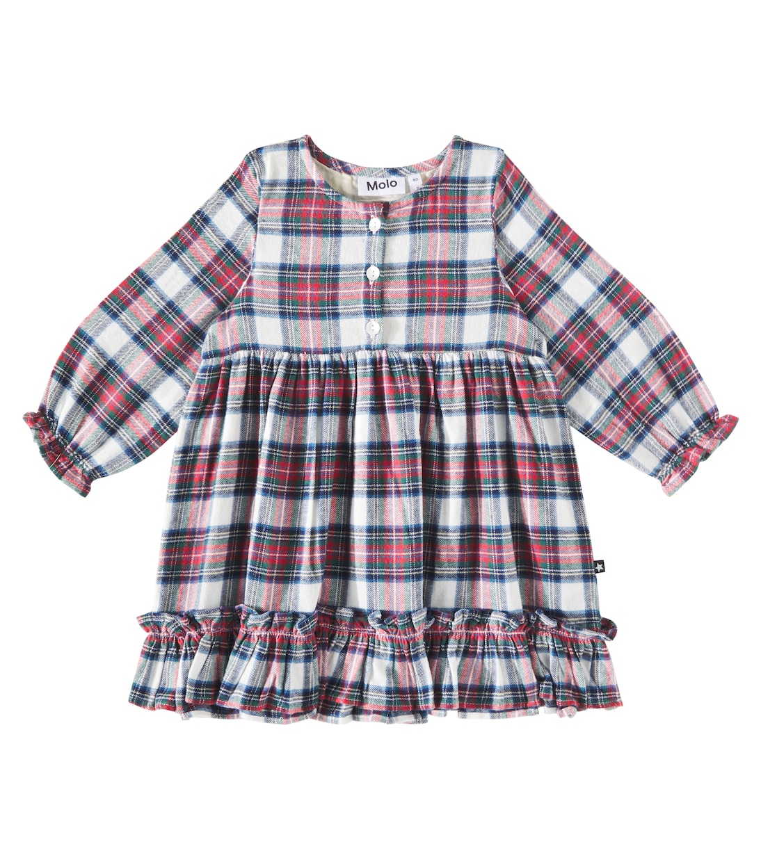 Robe Cele en coton à carreaux | Molo