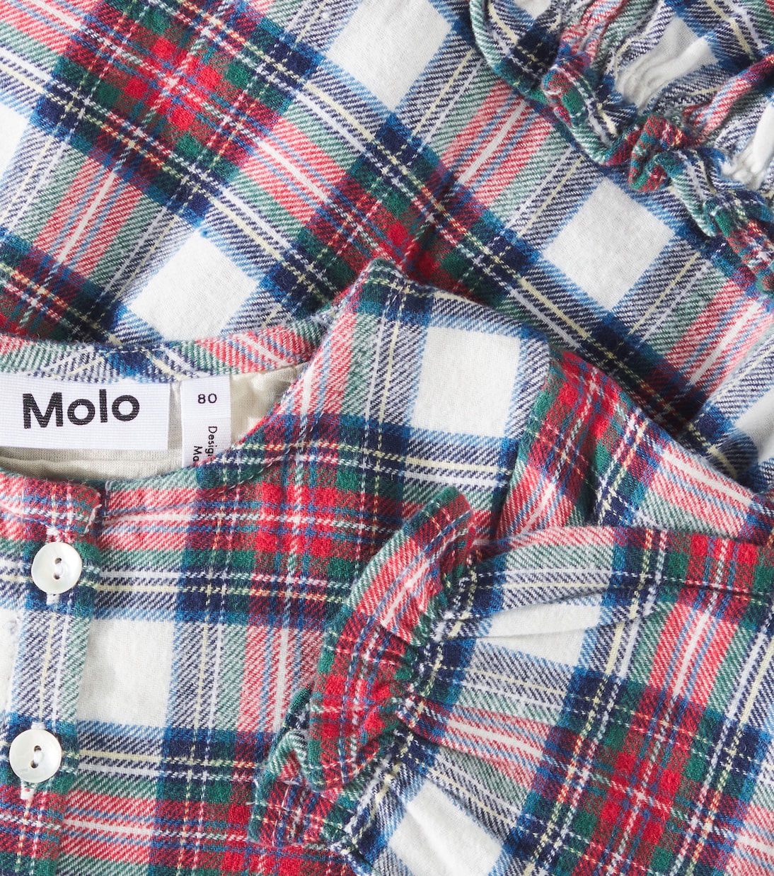 Robe Cele en coton à carreaux | Molo