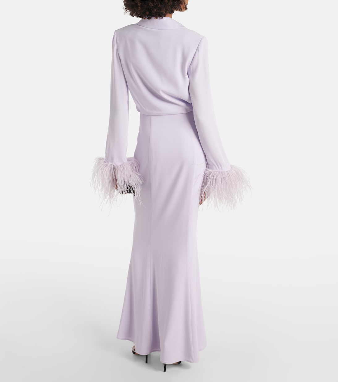 Embellished satin crêpe gown  | Roland Mouret