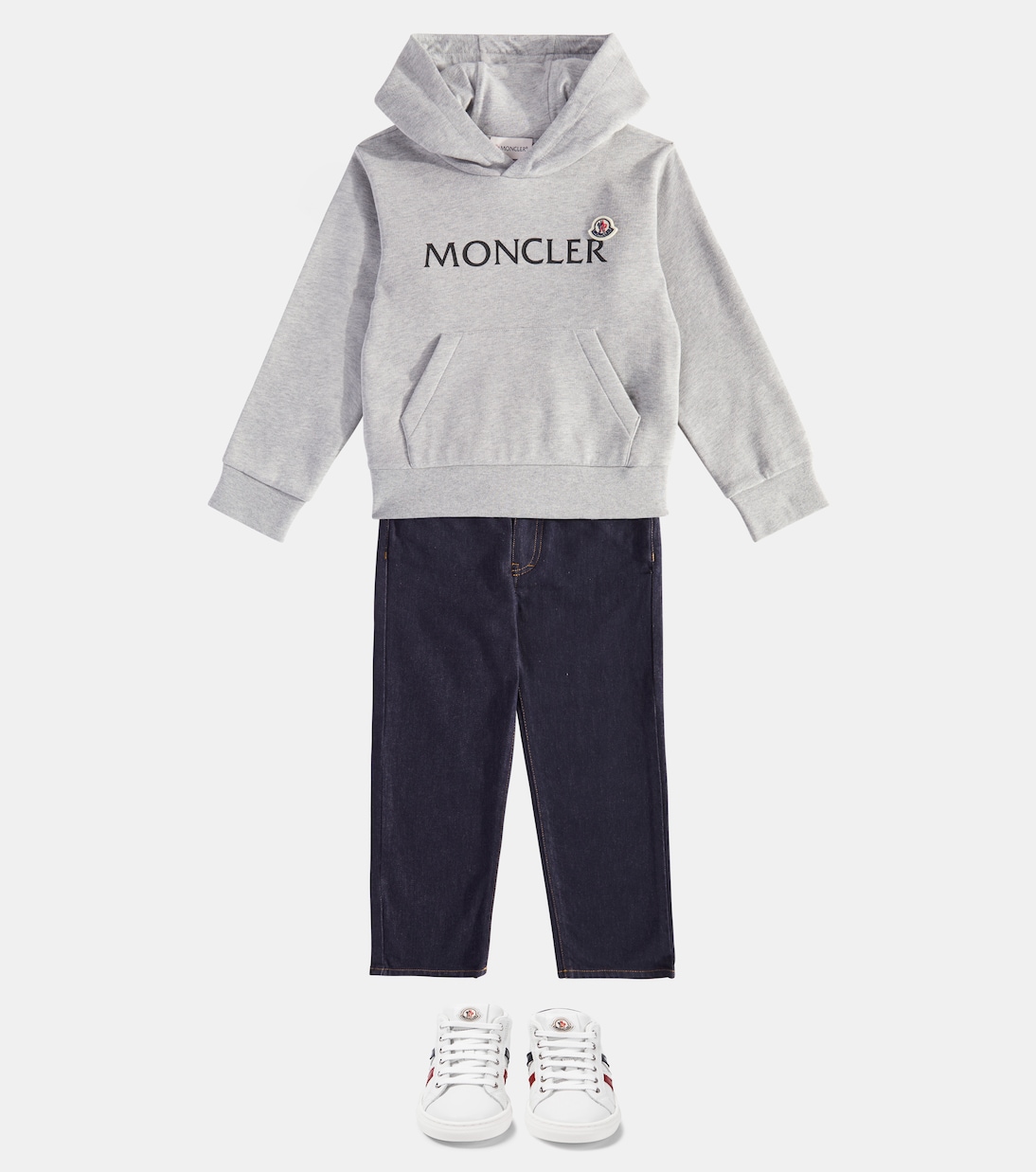 Felpa in cotone con cappuccio | Moncler Enfant