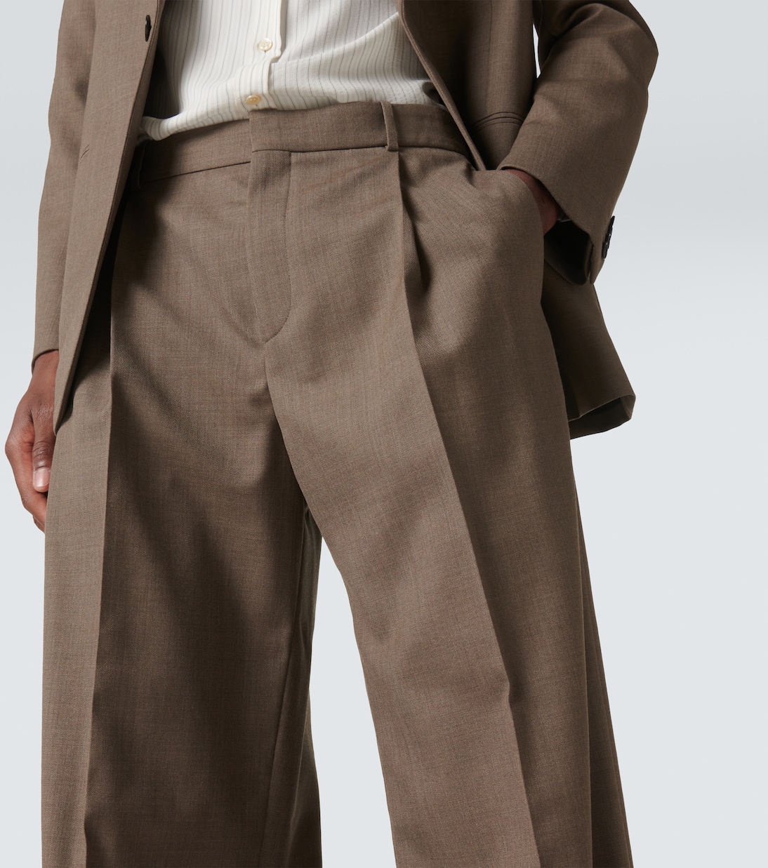 Weite Hose aus Wolle | Saint Laurent