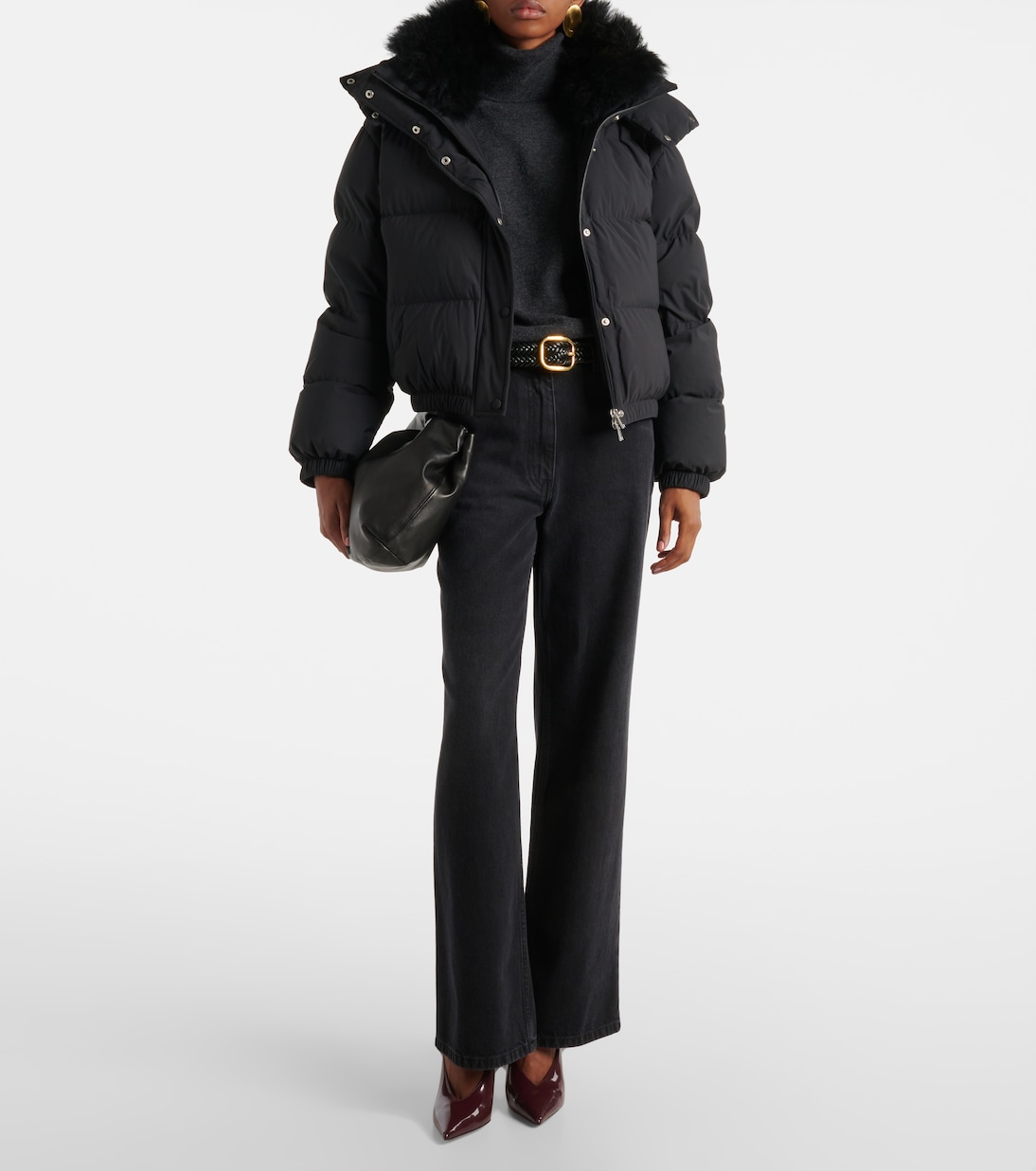 Piumino con shearling | Yves Salomon