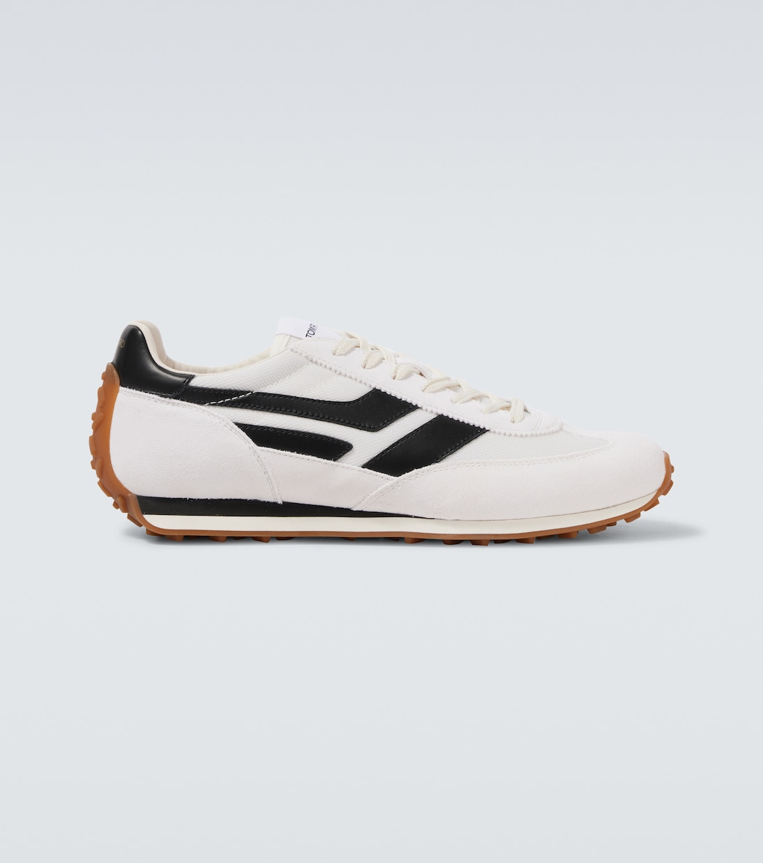 Verzierte Sneakers Mick mit Veloursleder | Tom Ford