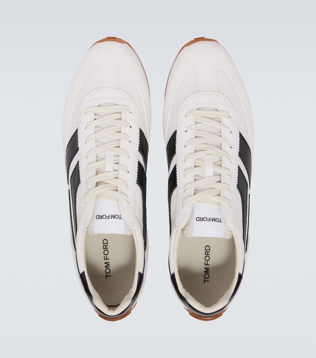 Verzierte Sneakers Mick mit Veloursleder | Tom Ford