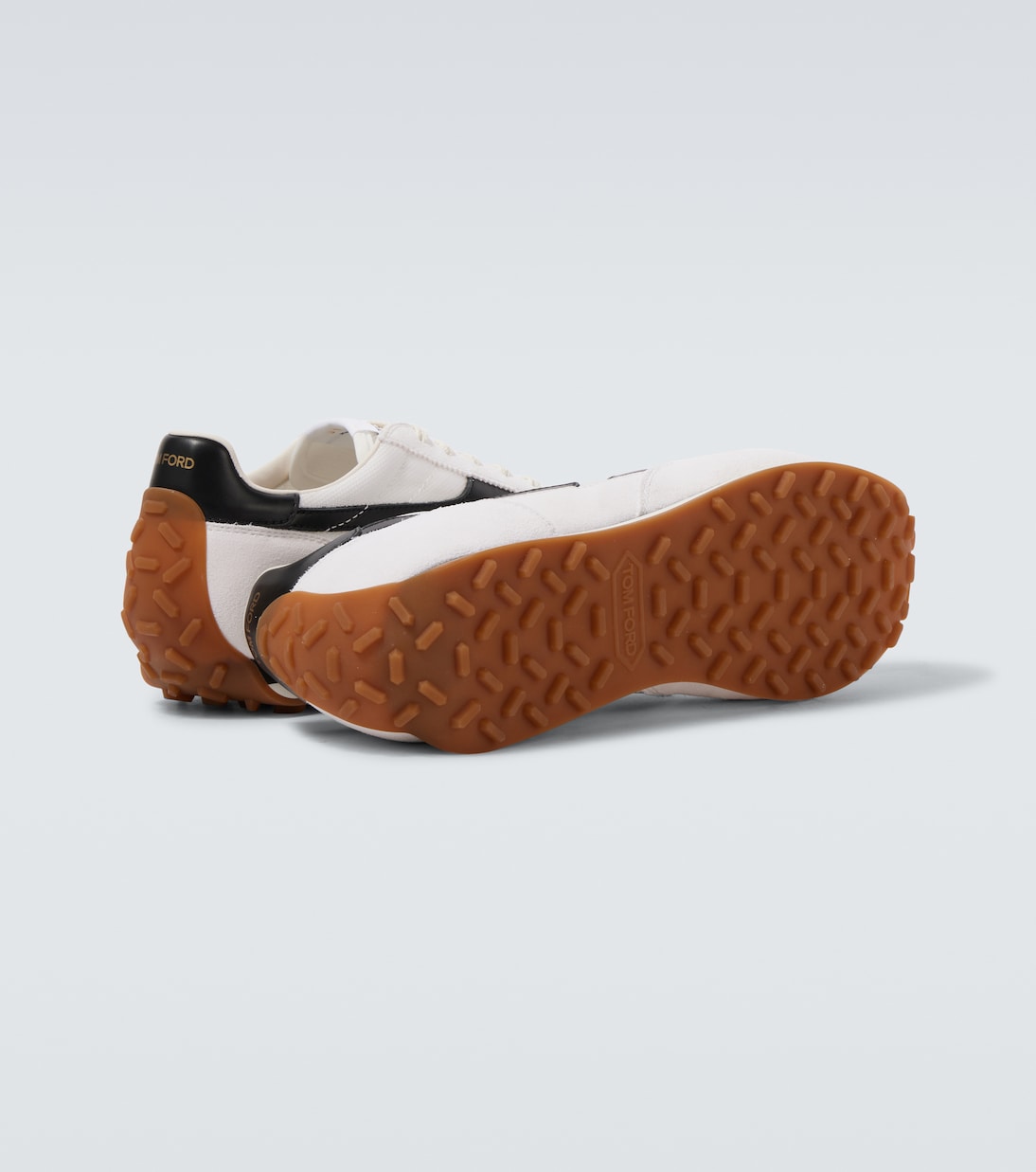 Verzierte Sneakers Mick mit Veloursleder | Tom Ford