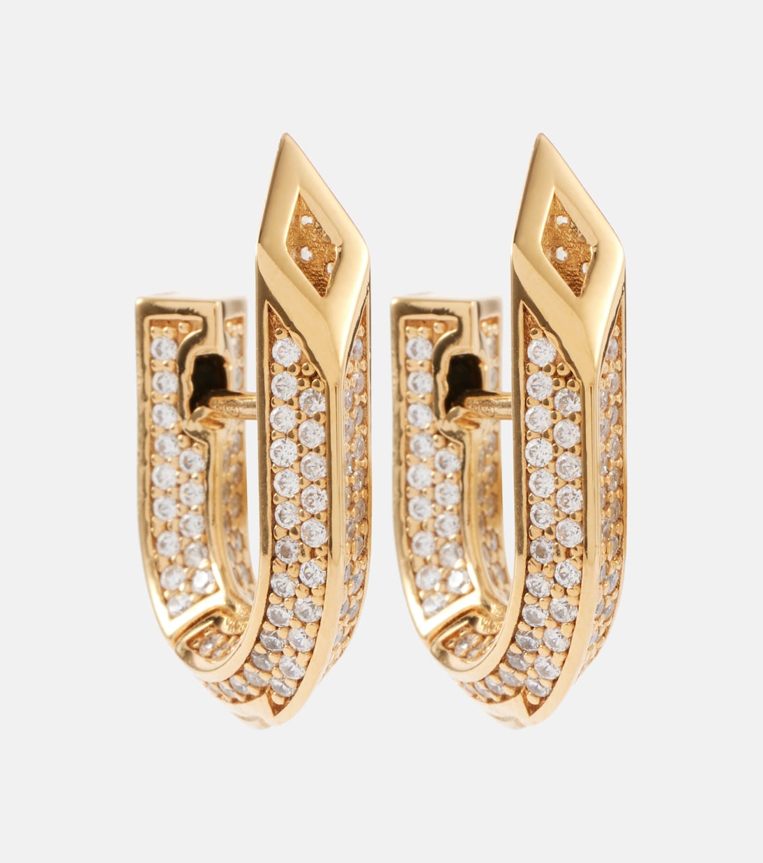 Boucles d’oreilles Hollow à ornements | Burberry