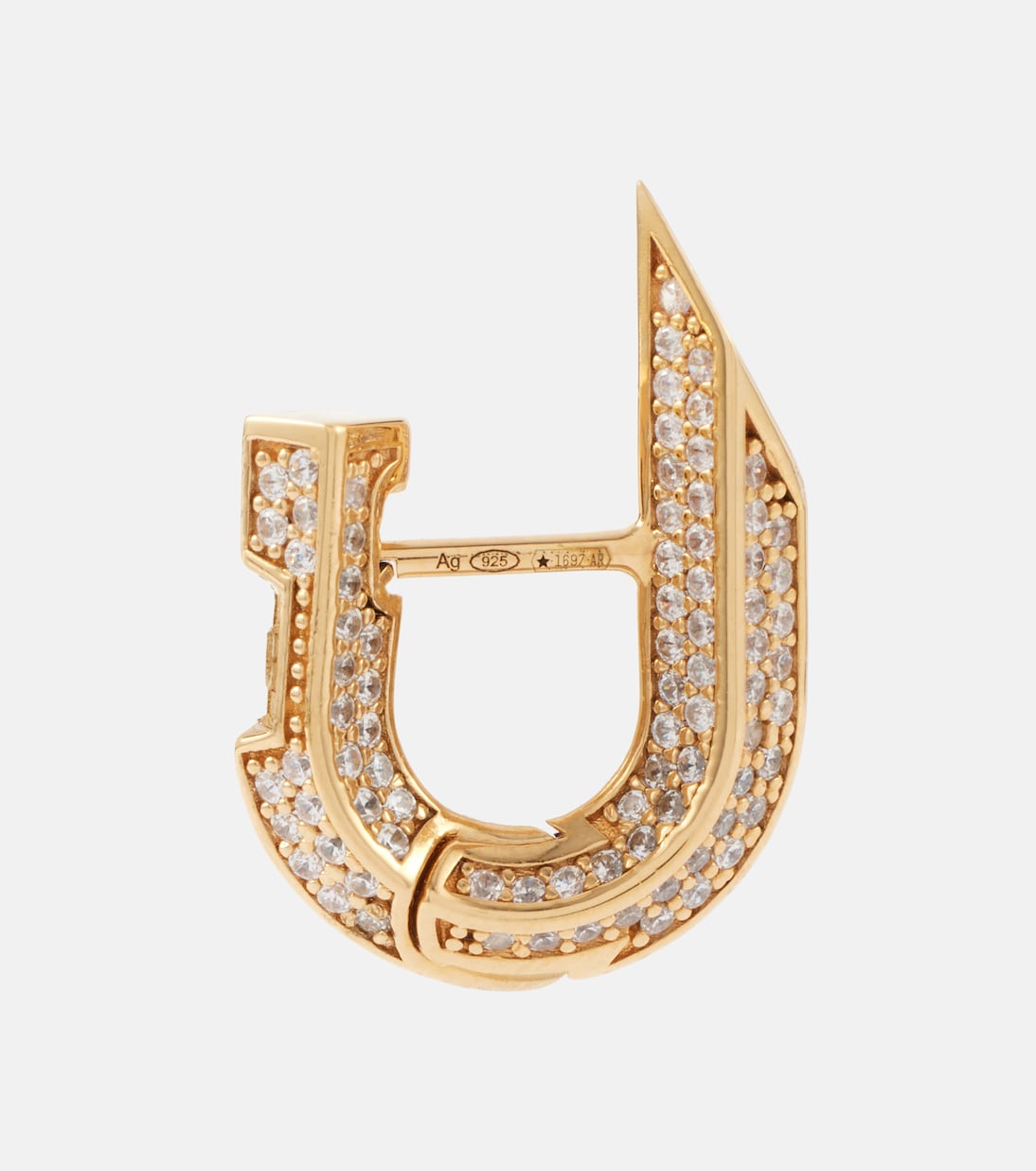 Boucles d’oreilles Hollow à ornements | Burberry