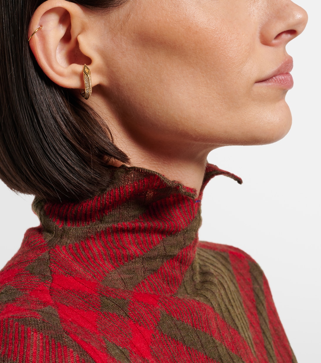 Boucles d’oreilles Hollow à ornements | Burberry