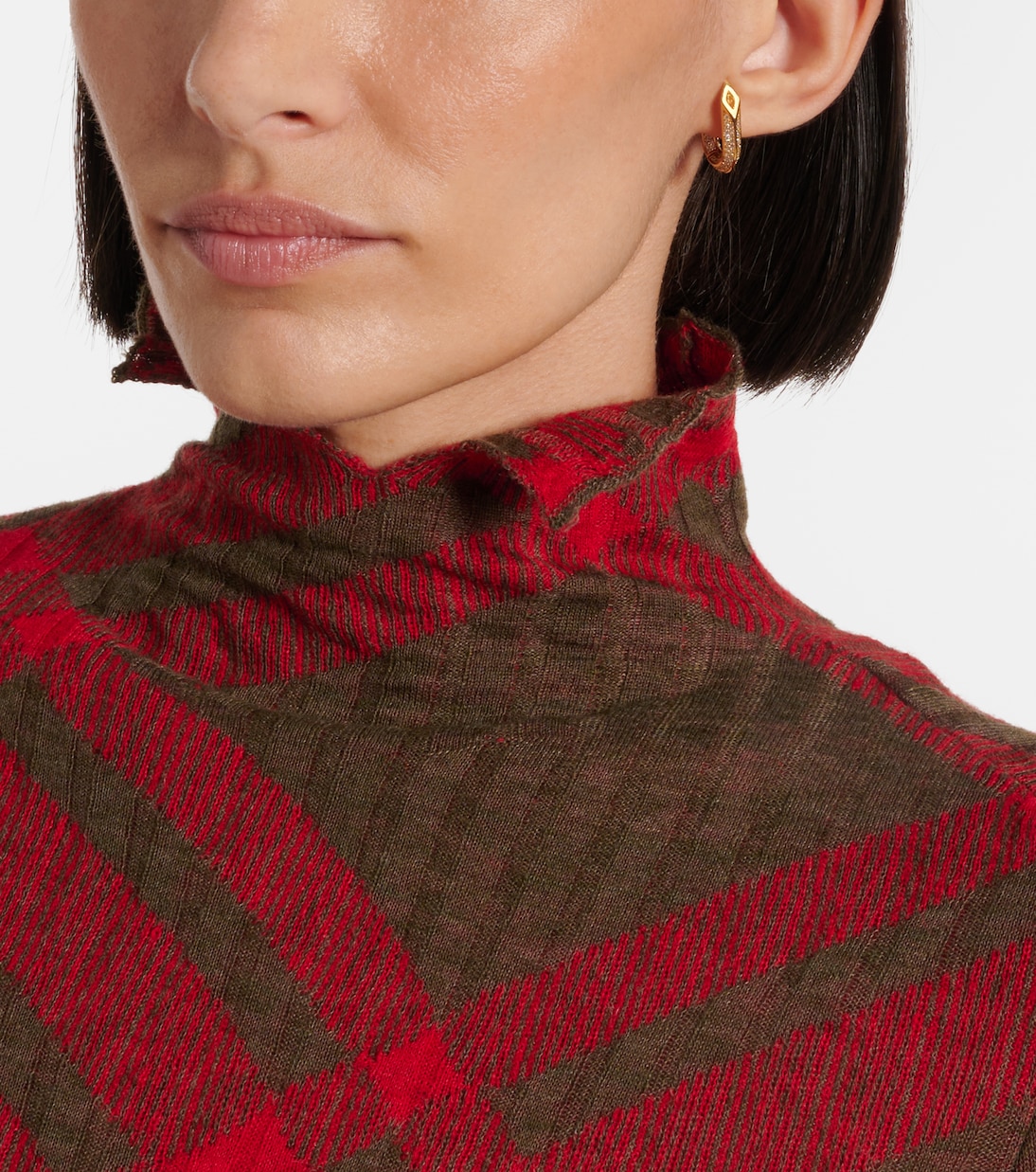 Boucles d’oreilles Hollow à ornements | Burberry