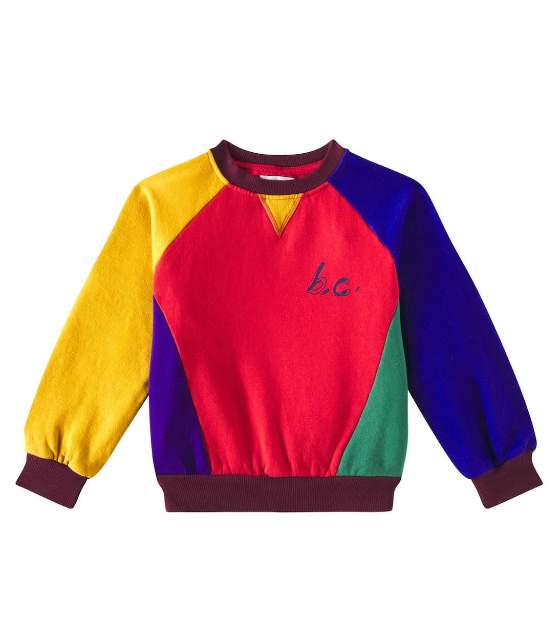 BC colorblocked cotton sweatshirt | Bobo Choses