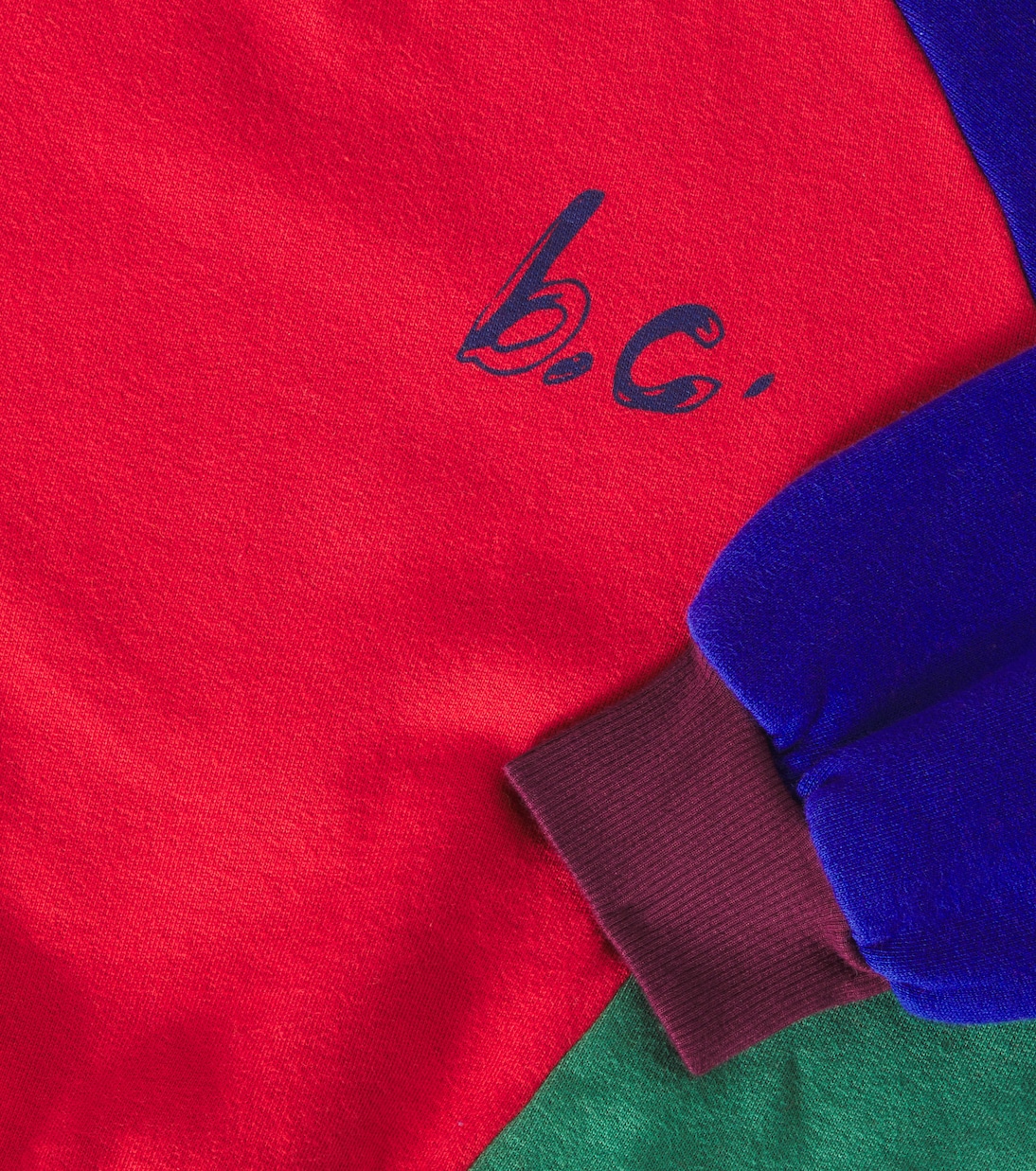 BC colorblocked cotton sweatshirt | Bobo Choses