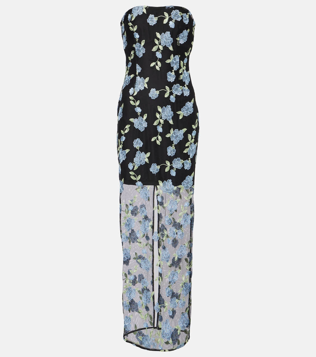 Robe en résille à fleurs | Rotate