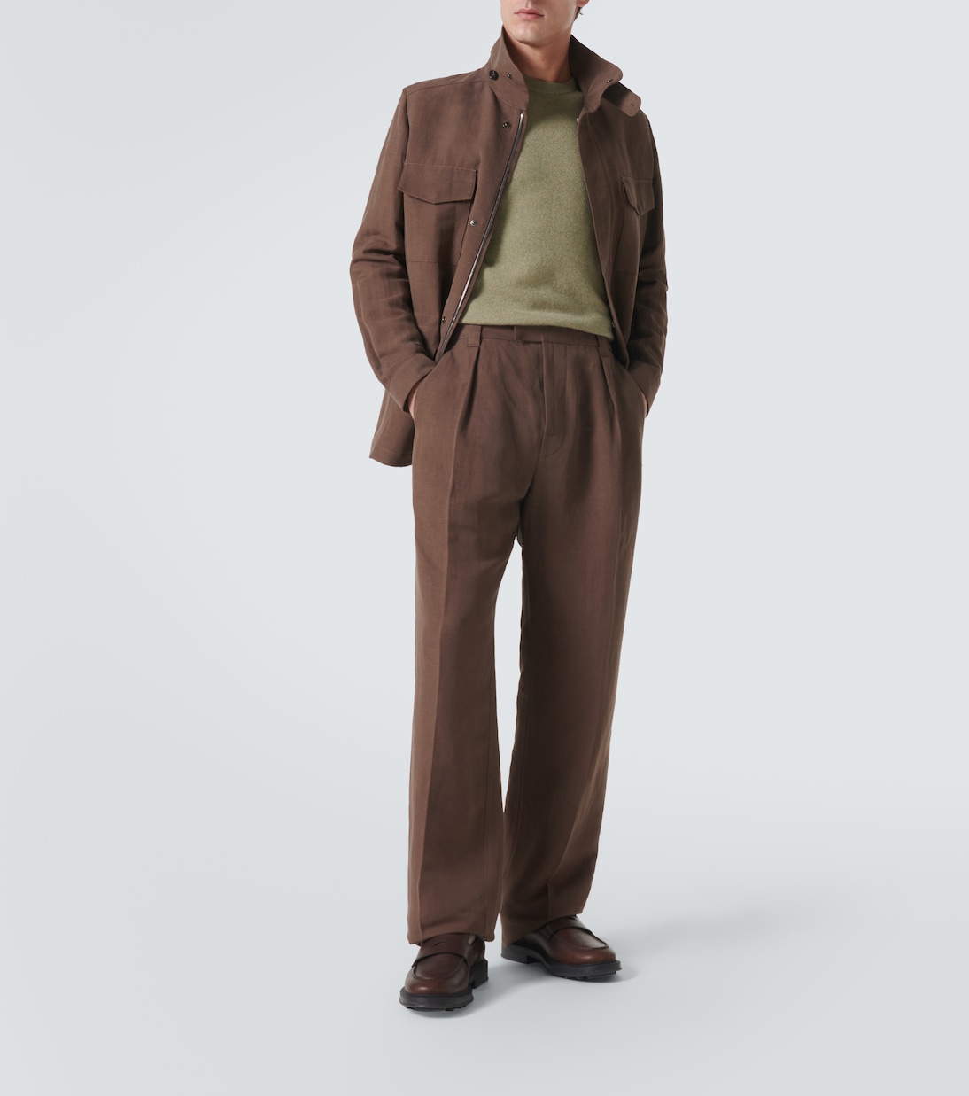 Gerade Hose Reinga aus Twill | Loro Piana
