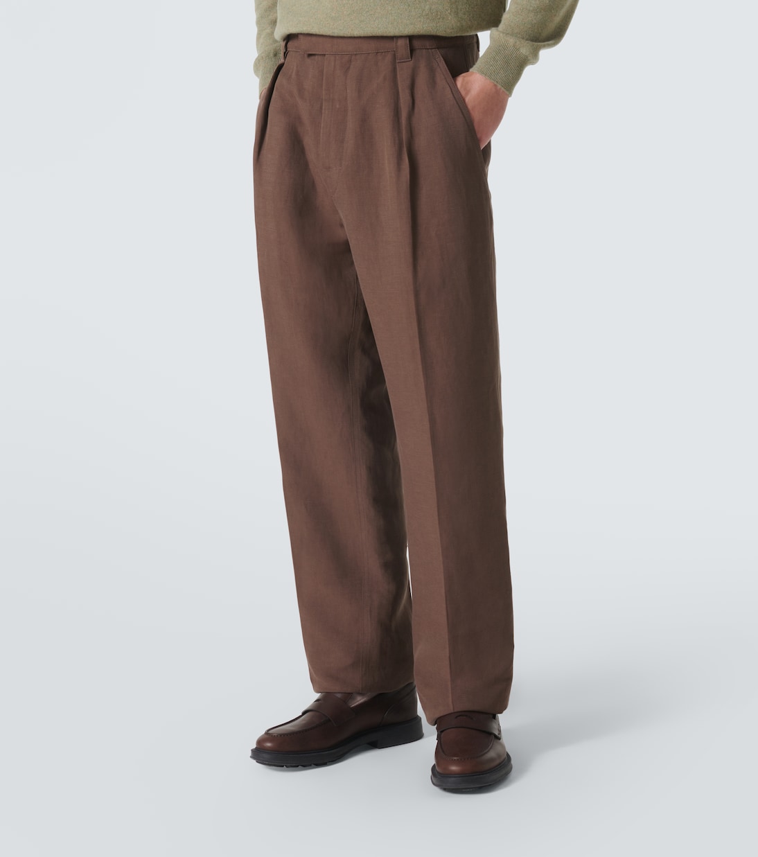 Gerade Hose Reinga aus Twill | Loro Piana