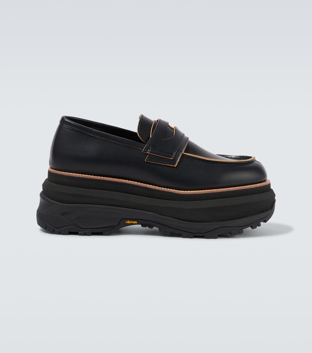 Mocassini in pelle con platform | Sacai