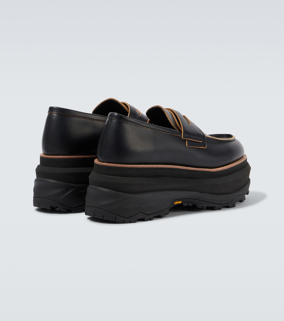 Mocassini in pelle con platform | Sacai