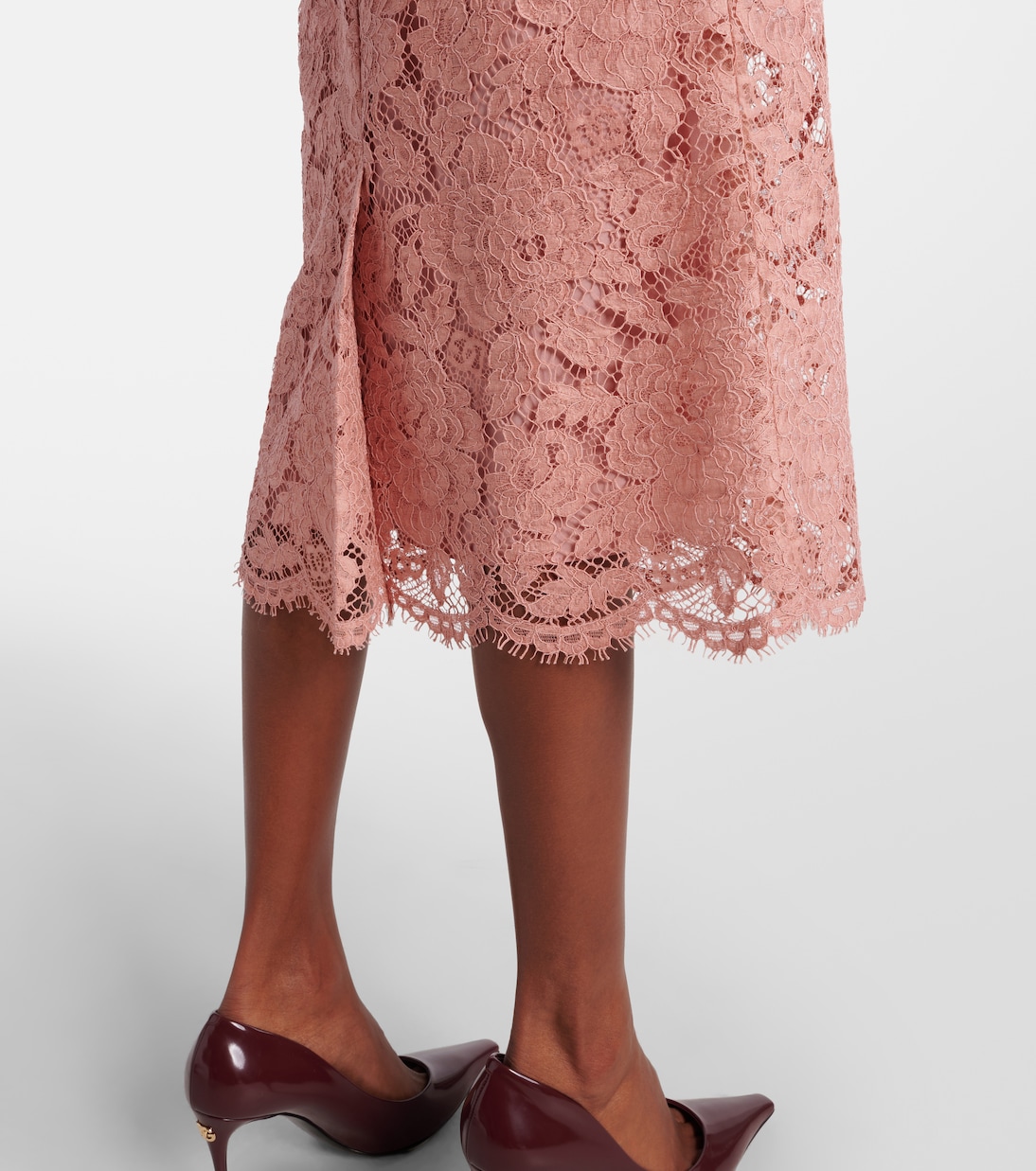 Falda midi de encaje | Dolce&Gabbana