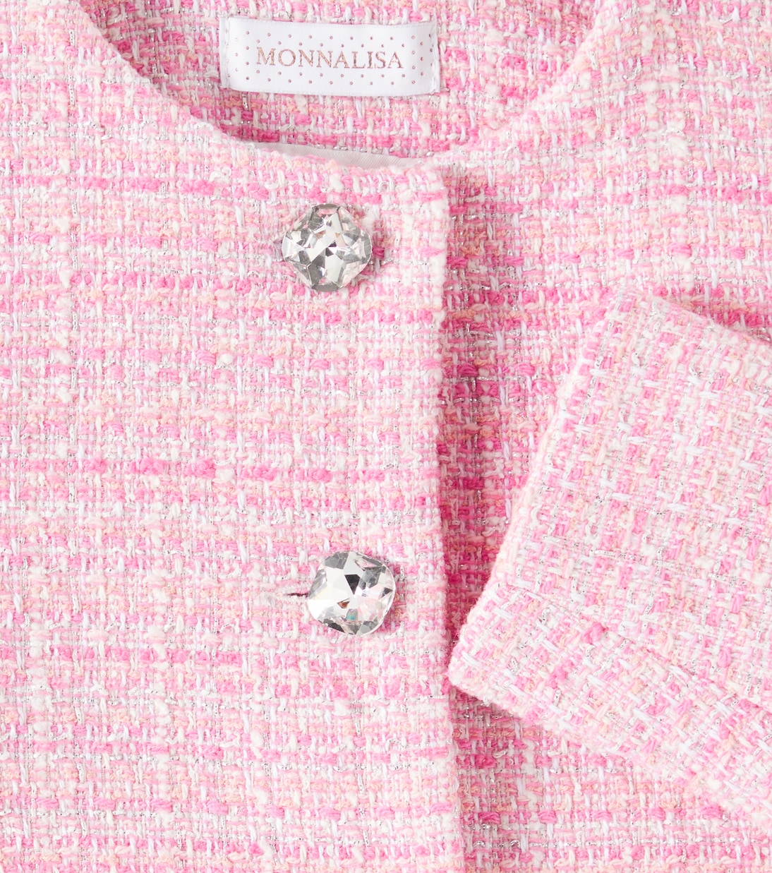 Giacca Bon Ton in tweed di misto cotone | Monnalisa